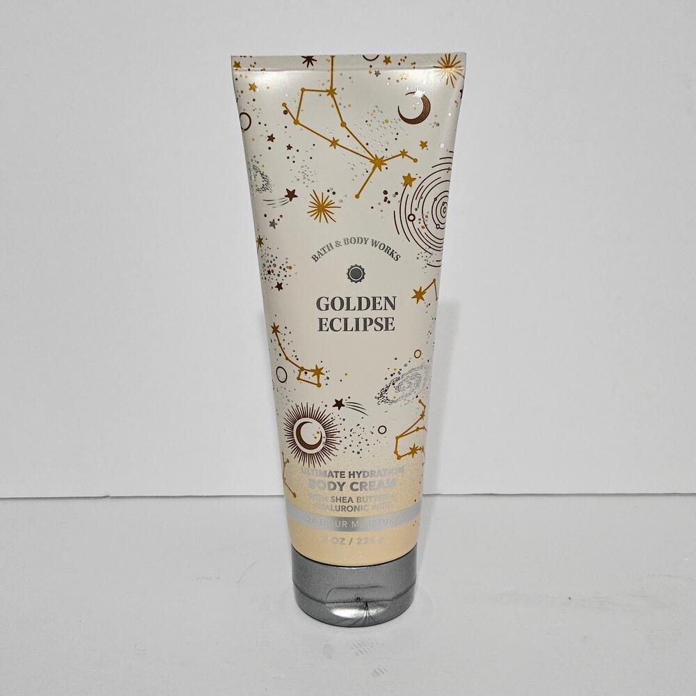 Bath & Body Works Golden Eclipse Body Cream 8 fl oz NEW 24 Hour Moisture